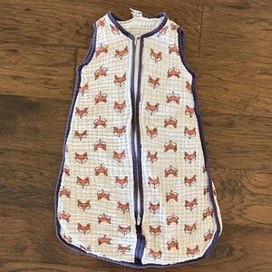 Fox Print Sleeveless Sleep Sack